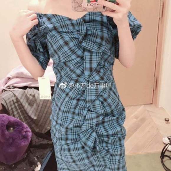 Snidel Ruffle Front Mini Dress - Picture 5 of 8